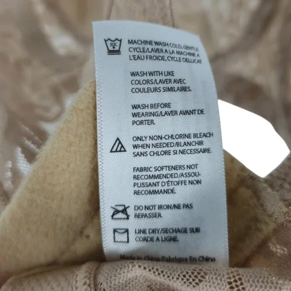 Title Nine Our Own Lace Underwire Bra Underwire Lace Floral Full cups 32B - Picture 15 of 15